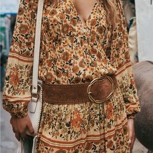 Spell Cabana Studded Suede Belt